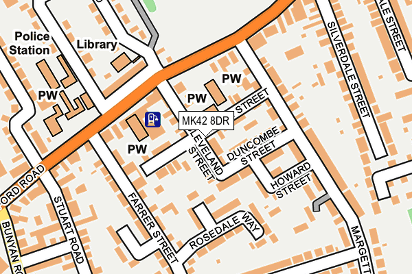MK42 8DR map - OS OpenMap – Local (Ordnance Survey) MK42 8DR map - OS OpenMap – Local (Ordnance Survey)