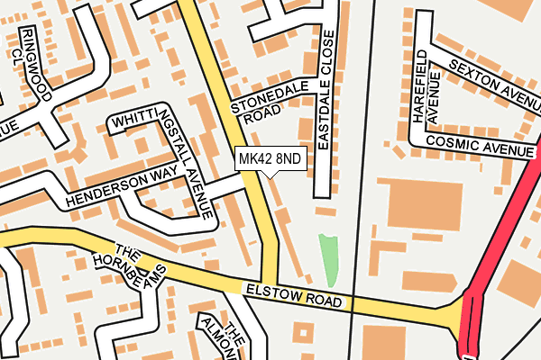 MK42 8ND map - OS OpenMap – Local (Ordnance Survey) MK42 8ND map - OS OpenMap – Local (Ordnance Survey)