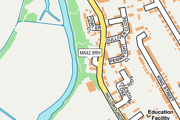 MK42 8RH map - OS OpenMap – Local (Ordnance Survey) MK42 8RH map - OS OpenMap – Local (Ordnance Survey)