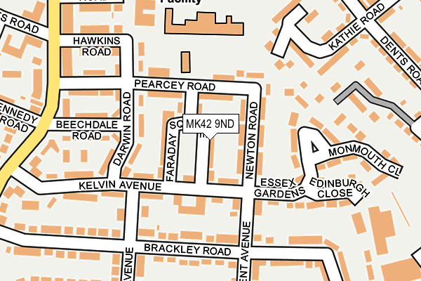 MK42 9ND map - OS OpenMap – Local (Ordnance Survey) MK42 9ND map - OS OpenMap – Local (Ordnance Survey)