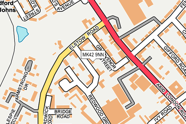 MK42 9NN map - OS OpenMap – Local (Ordnance Survey) MK42 9NN map - OS OpenMap – Local (Ordnance Survey)