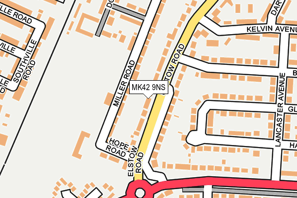 MK42 9NS map - OS OpenMap – Local (Ordnance Survey) MK42 9NS map - OS OpenMap – Local (Ordnance Survey)