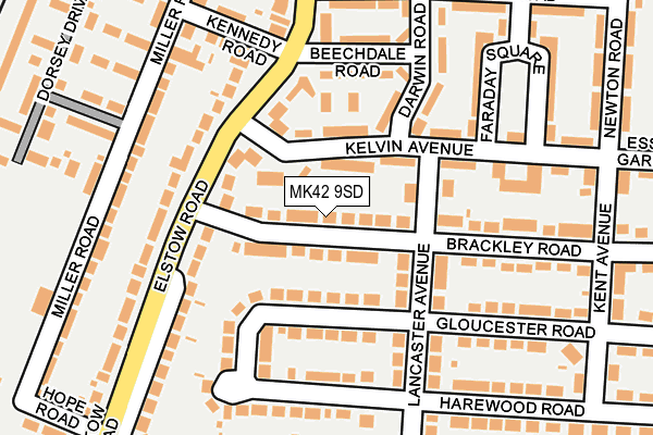 MK42 9SD map - OS OpenMap – Local (Ordnance Survey) MK42 9SD map - OS OpenMap – Local (Ordnance Survey)