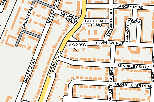 MK42 9SG map - OS OpenMap – Local (Ordnance Survey) MK42 9SG map - OS OpenMap – Local (Ordnance Survey)