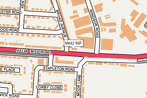 MK42 9SP map - OS OpenMap – Local (Ordnance Survey) MK42 9SP map - OS OpenMap – Local (Ordnance Survey)