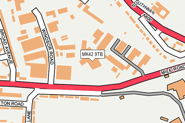 MK42 9TB map - OS OpenMap – Local (Ordnance Survey) MK42 9TB map - OS OpenMap – Local (Ordnance Survey)