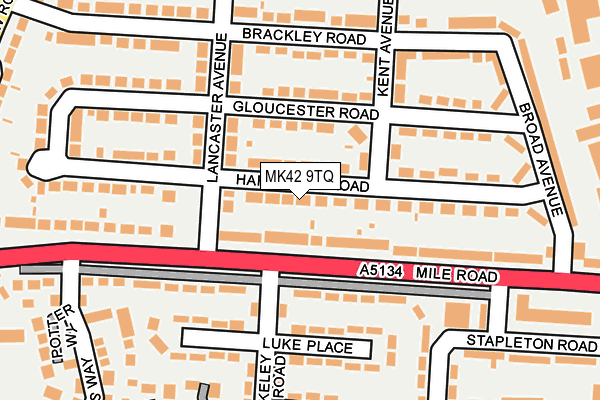 MK42 9TQ map - OS OpenMap – Local (Ordnance Survey) MK42 9TQ map - OS OpenMap – Local (Ordnance Survey)