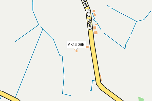 MK43 0BB map - OS OpenMap – Local (Ordnance Survey) MK43 0BB map - OS OpenMap – Local (Ordnance Survey)