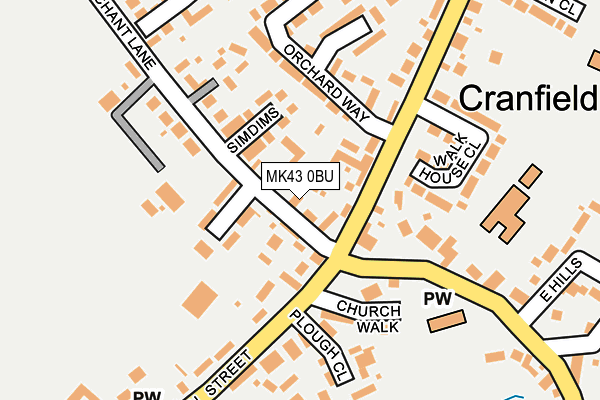 MK43 0BU map - OS OpenMap – Local (Ordnance Survey) MK43 0BU map - OS OpenMap – Local (Ordnance Survey)