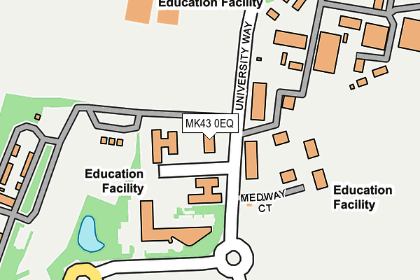 MK43 0EQ map - OS OpenMap – Local (Ordnance Survey) MK43 0EQ map - OS OpenMap – Local (Ordnance Survey)
