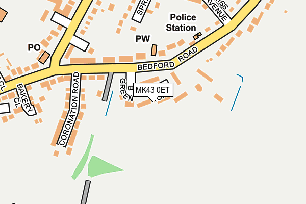MK43 0ET map - OS OpenMap – Local (Ordnance Survey) MK43 0ET map - OS OpenMap – Local (Ordnance Survey)