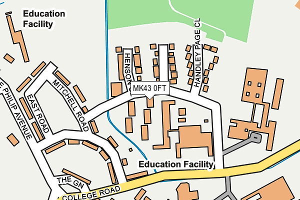 MK43 0FT map - OS OpenMap – Local (Ordnance Survey) MK43 0FT map - OS OpenMap – Local (Ordnance Survey)