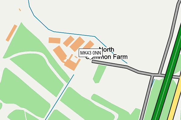 MK43 0NN map - OS OpenMap – Local (Ordnance Survey) MK43 0NN map - OS OpenMap – Local (Ordnance Survey)