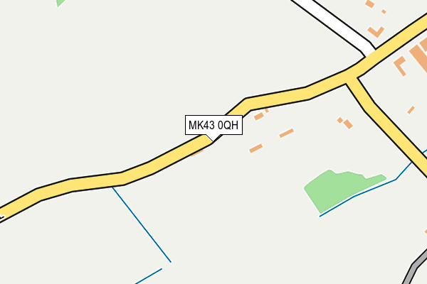 MK43 0QH map - OS OpenMap – Local (Ordnance Survey) MK43 0QH map - OS OpenMap – Local (Ordnance Survey)