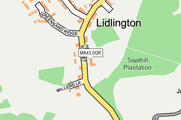 MK43 0QR map - OS OpenMap – Local (Ordnance Survey) MK43 0QR map - OS OpenMap – Local (Ordnance Survey)