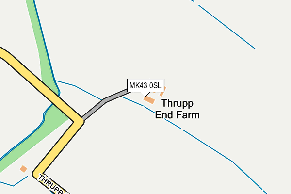 MK43 0SL map - OS OpenMap – Local (Ordnance Survey) MK43 0SL map - OS OpenMap – Local (Ordnance Survey)