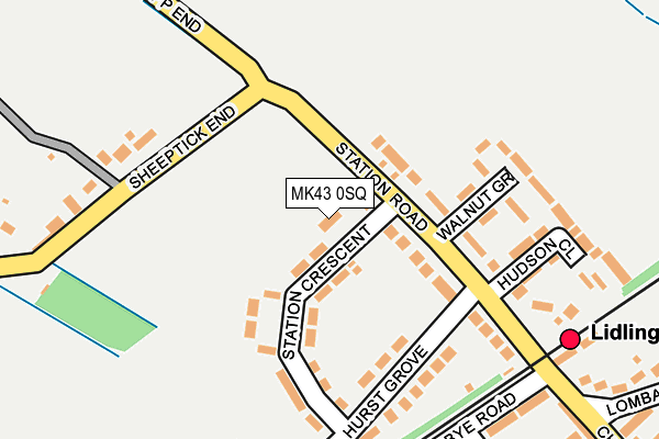 MK43 0SQ map - OS OpenMap – Local (Ordnance Survey) MK43 0SQ map - OS OpenMap – Local (Ordnance Survey)