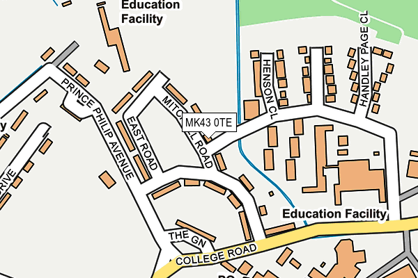 MK43 0TE map - OS OpenMap – Local (Ordnance Survey) MK43 0TE map - OS OpenMap – Local (Ordnance Survey)