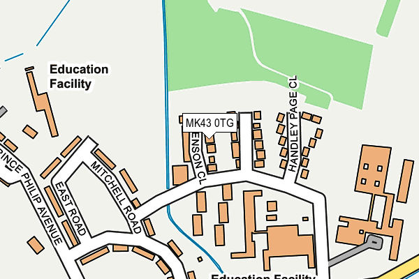 MK43 0TG map - OS OpenMap – Local (Ordnance Survey) MK43 0TG map - OS OpenMap – Local (Ordnance Survey)