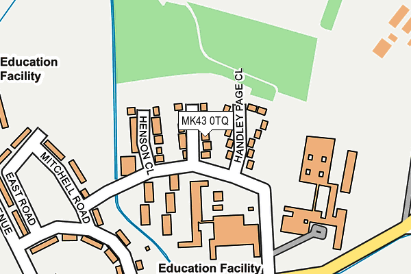 MK43 0TQ map - OS OpenMap – Local (Ordnance Survey) MK43 0TQ map - OS OpenMap – Local (Ordnance Survey)