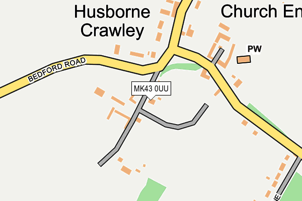 MK43 0UU map - OS OpenMap – Local (Ordnance Survey) MK43 0UU map - OS OpenMap – Local (Ordnance Survey)