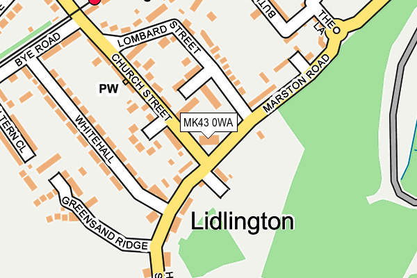 MK43 0WA map - OS OpenMap – Local (Ordnance Survey) MK43 0WA map - OS OpenMap – Local (Ordnance Survey)