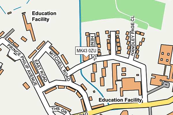 MK43 0ZU map - OS OpenMap – Local (Ordnance Survey) MK43 0ZU map - OS OpenMap – Local (Ordnance Survey)