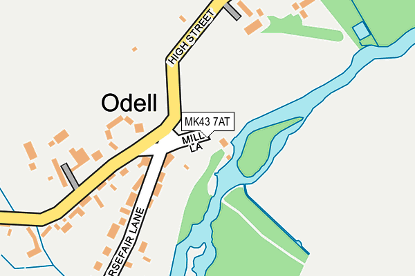 MK43 7AT map - OS OpenMap – Local (Ordnance Survey) MK43 7AT map - OS OpenMap – Local (Ordnance Survey)