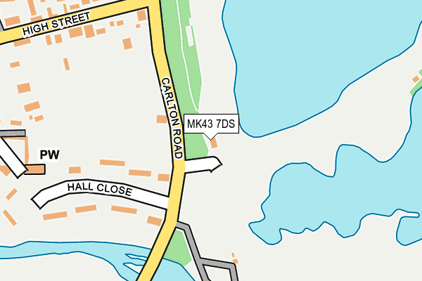 MK43 7DS map - OS OpenMap – Local (Ordnance Survey) MK43 7DS map - OS OpenMap – Local (Ordnance Survey)