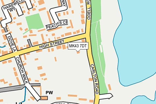 MK43 7DT map - OS OpenMap – Local (Ordnance Survey) MK43 7DT map - OS OpenMap – Local (Ordnance Survey)