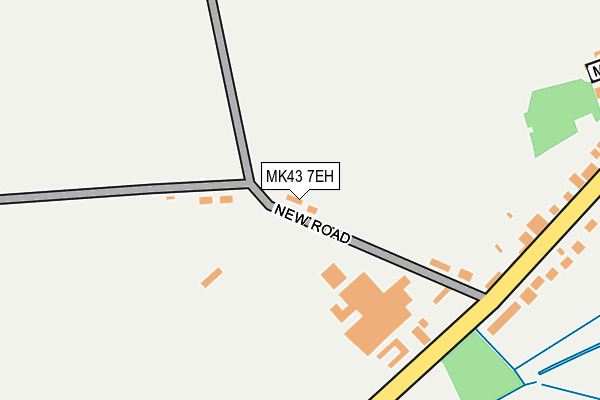 MK43 7EH map - OS OpenMap – Local (Ordnance Survey) MK43 7EH map - OS OpenMap – Local (Ordnance Survey)
