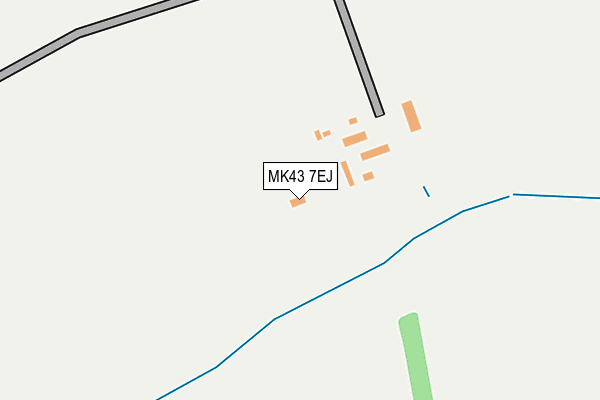 MK43 7EJ map - OS OpenMap – Local (Ordnance Survey) MK43 7EJ map - OS OpenMap – Local (Ordnance Survey)