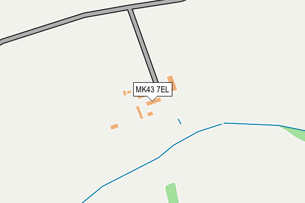 MK43 7EL map - OS OpenMap – Local (Ordnance Survey) MK43 7EL map - OS OpenMap – Local (Ordnance Survey)