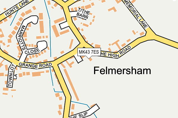 MK43 7ES map - OS OpenMap – Local (Ordnance Survey) MK43 7ES map - OS OpenMap – Local (Ordnance Survey)