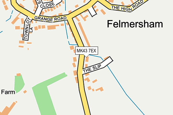 MK43 7EX map - OS OpenMap – Local (Ordnance Survey) MK43 7EX map - OS OpenMap – Local (Ordnance Survey)