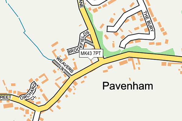 MK43 7PT map - OS OpenMap – Local (Ordnance Survey) MK43 7PT map - OS OpenMap – Local (Ordnance Survey)