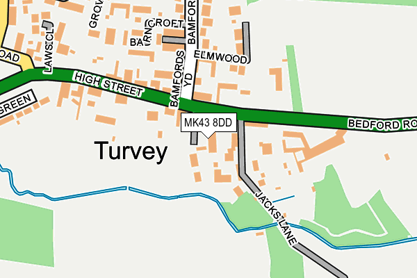 MK43 8DD map - OS OpenMap – Local (Ordnance Survey) MK43 8DD map - OS OpenMap – Local (Ordnance Survey)