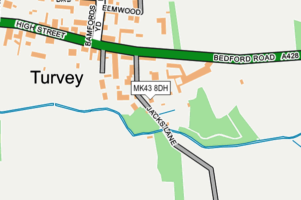 MK43 8DH map - OS OpenMap – Local (Ordnance Survey) MK43 8DH map - OS OpenMap – Local (Ordnance Survey)