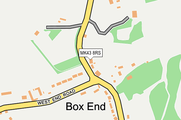 MK43 8RS map - OS OpenMap – Local (Ordnance Survey) MK43 8RS map - OS OpenMap – Local (Ordnance Survey)