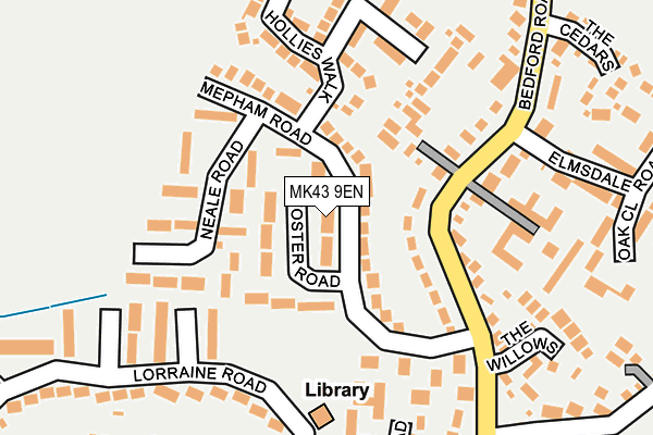 MK43 9EN map - OS OpenMap – Local (Ordnance Survey) MK43 9EN map - OS OpenMap – Local (Ordnance Survey)