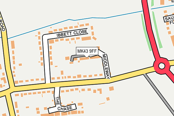 MK43 9FF map - OS OpenMap – Local (Ordnance Survey) MK43 9FF map - OS OpenMap – Local (Ordnance Survey)