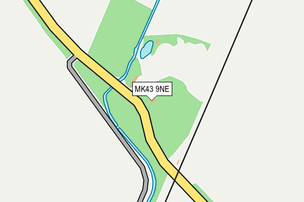 MK43 9NE map - OS OpenMap – Local (Ordnance Survey) MK43 9NE map - OS OpenMap – Local (Ordnance Survey)