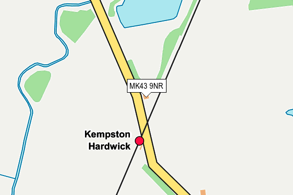 MK43 9NR map - OS OpenMap – Local (Ordnance Survey) MK43 9NR map - OS OpenMap – Local (Ordnance Survey)