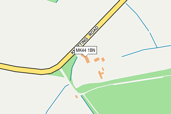 MK44 1BN map - OS OpenMap – Local (Ordnance Survey)