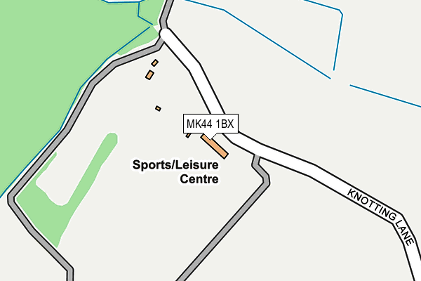 MK44 1BX map - OS OpenMap – Local (Ordnance Survey) MK44 1BX map - OS OpenMap – Local (Ordnance Survey)