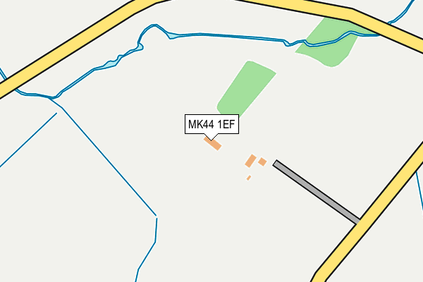 MK44 1EF map - OS OpenMap – Local (Ordnance Survey) MK44 1EF map - OS OpenMap – Local (Ordnance Survey)