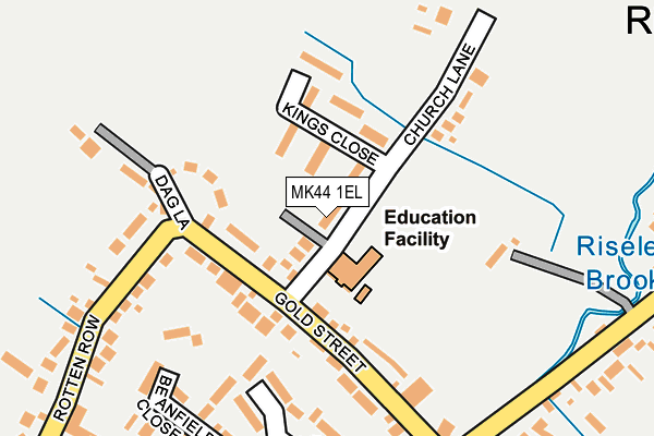 MK44 1EL map - OS OpenMap – Local (Ordnance Survey) MK44 1EL map - OS OpenMap – Local (Ordnance Survey)