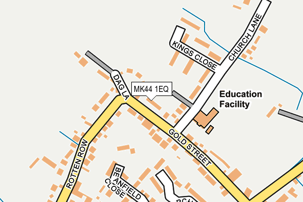 MK44 1EQ map - OS OpenMap – Local (Ordnance Survey) MK44 1EQ map - OS OpenMap – Local (Ordnance Survey)