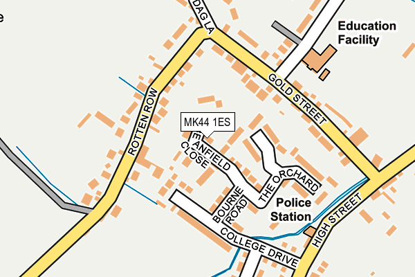 MK44 1ES map - OS OpenMap – Local (Ordnance Survey) MK44 1ES map - OS OpenMap – Local (Ordnance Survey)