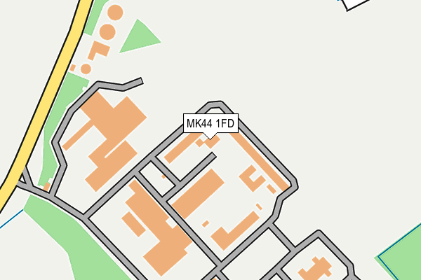 MK44 1FD map - OS OpenMap – Local (Ordnance Survey) MK44 1FD map - OS OpenMap – Local (Ordnance Survey)
